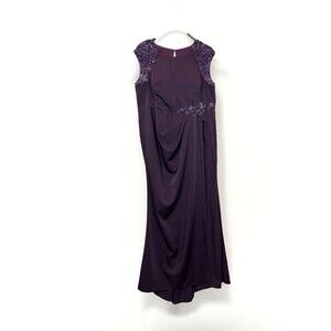 Christina Wu Elegance Style 17881 in Aubergine Speciality Formal Occasion  sz 20